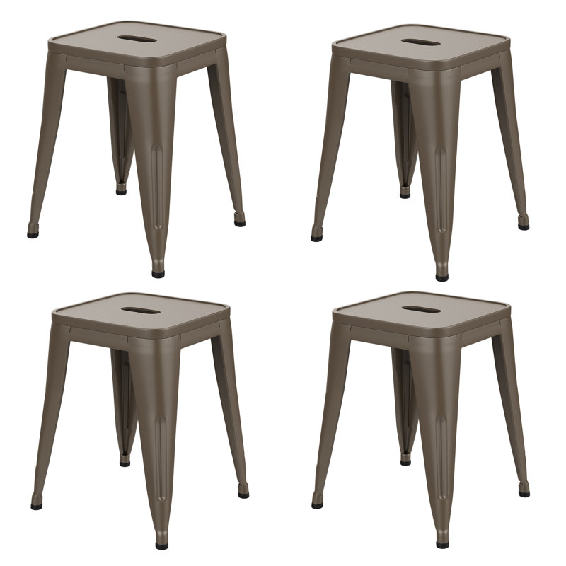 Tabouret de 18 po Apolito, Rouillé