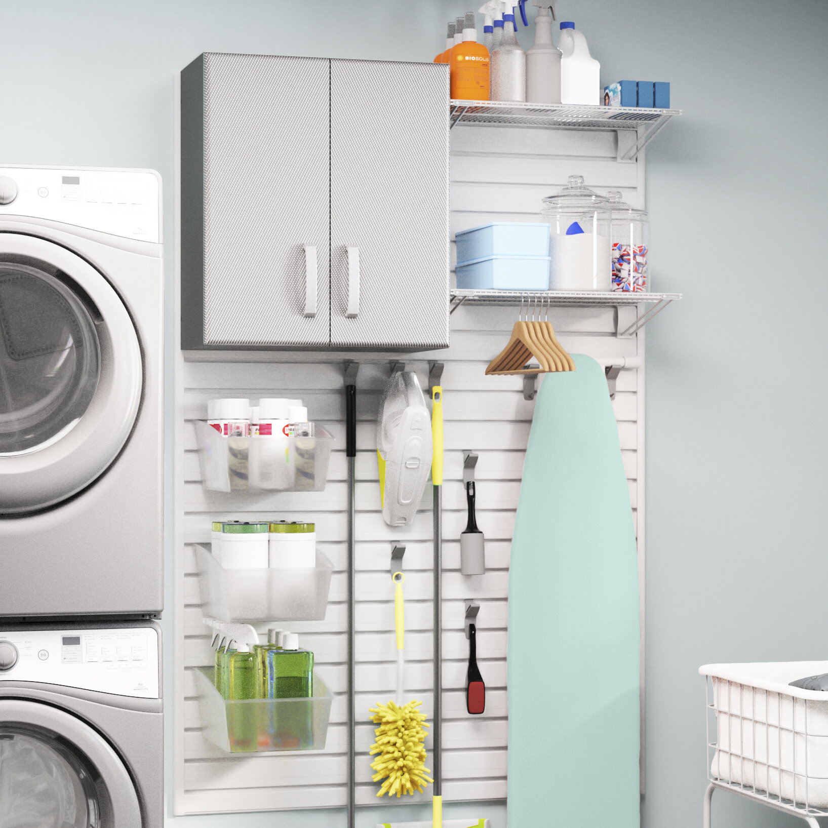 Wall-Mounted Drying Rack: Practical Solution for Small Laundry Room