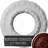 Endurathane Lisbon Ceiling Medallion, 15 3/8"OD x 7"ID x 1"P (Fits Canopies up to 7"), Hand-Painted Brushed Mahogany Finish-27785919