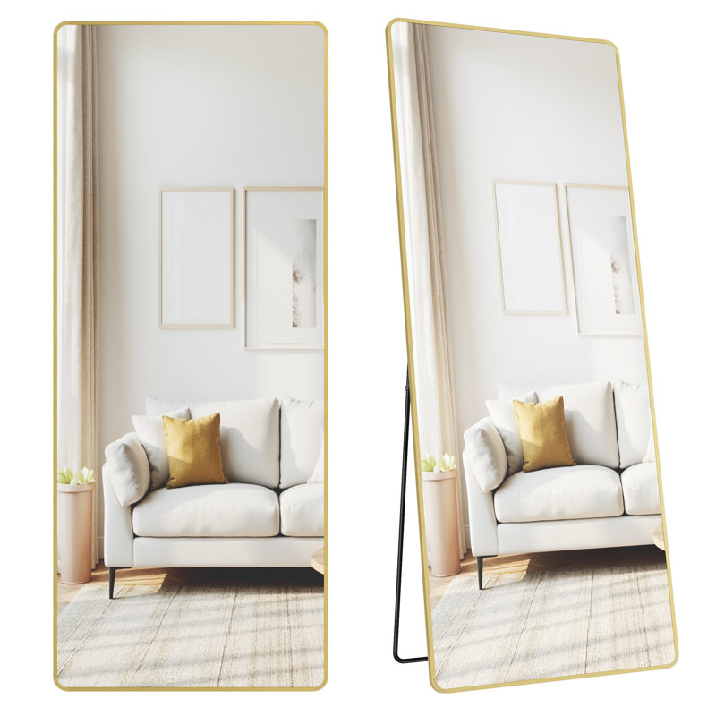 Aluminium Rectangle Mirror, Satin Black