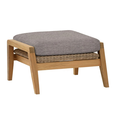 Spencer Outdoor Teak Ottoman