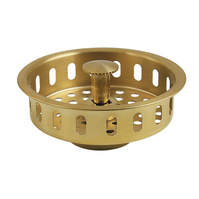 Kingston Brass Made To Match 3-1/2 Inch Kitchen Sink Basket Strainer Only