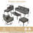 Eaker 6 Piece Seating Group with Cushions-2127157273