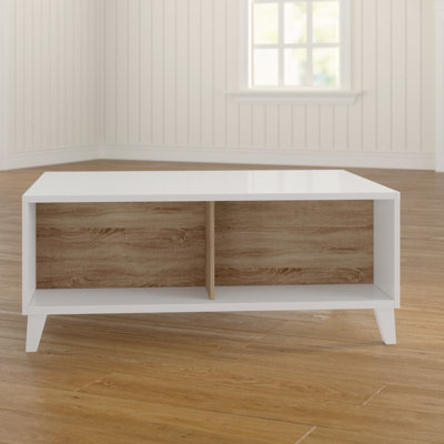 Lift Top Four Leg Coffee Table with Storage