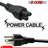 5 Core AC Power Cord 10 Ft 3 Prong Extension Adapter 16AWG/2C 125V 13A US Polarized Male- Female