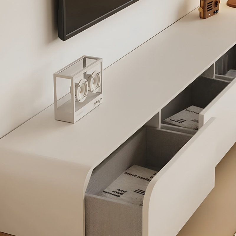 Wood TV Stand and Coffee Table Set