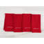 Serviette Damali, broderie rouge des fêtes Monaco