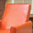 Recliner Push Back Chair For Elegant Home Décor Orange
