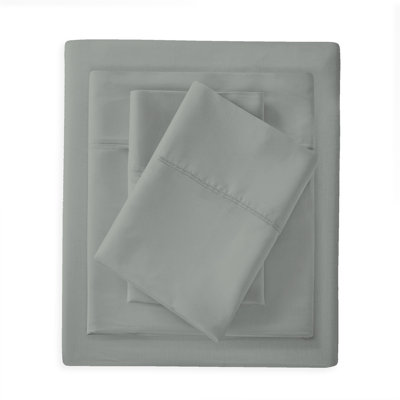 Ensemble de draps en coton rayonne 300TC ultra doux et soyeux