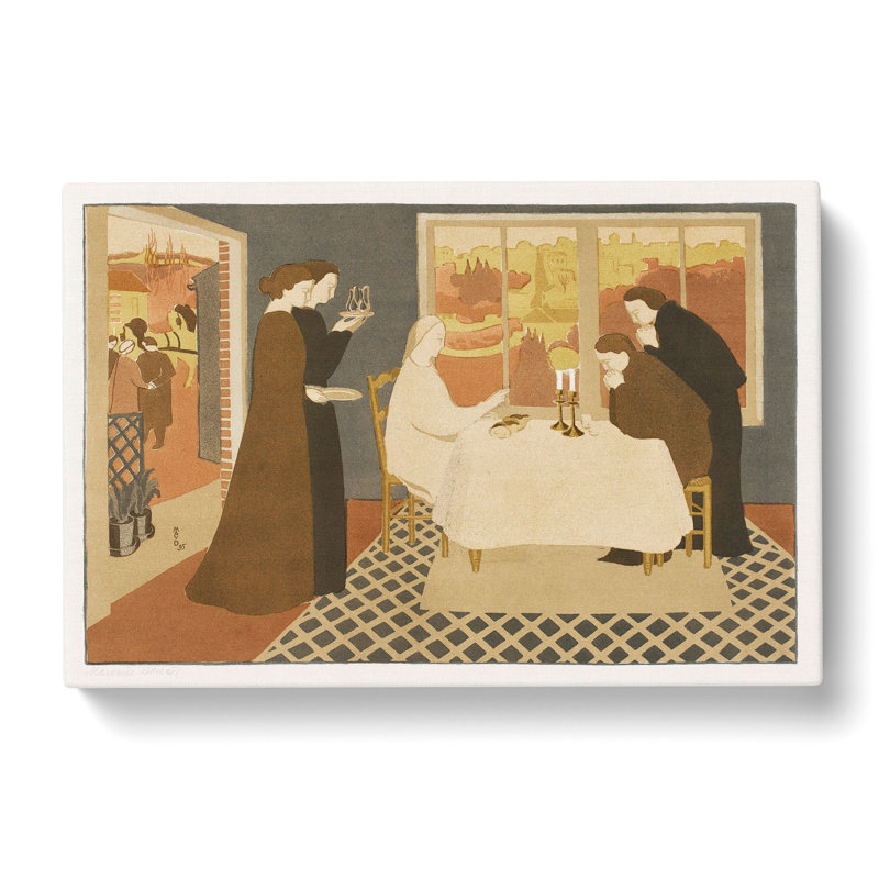 The Pilgrims Of Emmaus by Maurice Denis - Wrapped Canvas, 35cm H x 50cm W x 3cm D
