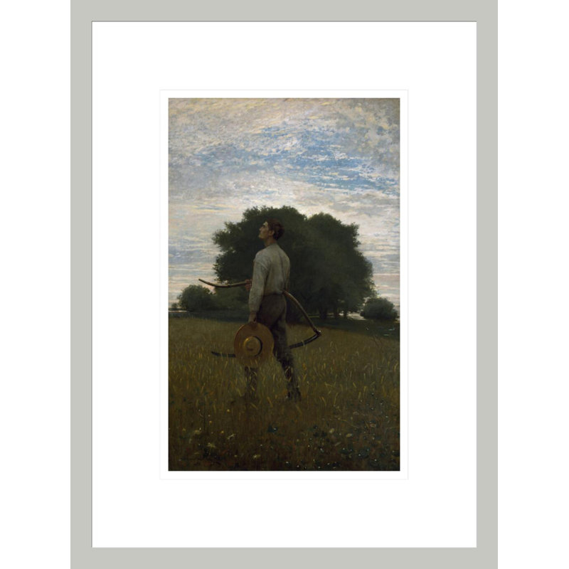 «Song of the Lark» par Winslow Homer - impression giclée encadrée, 16,75 po H x 12,59 po L