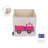 Wildkin Kids 10" Storage Cube – Durable Organizer for Toys, Books, & Art Supplies - Fire Truck-37949517