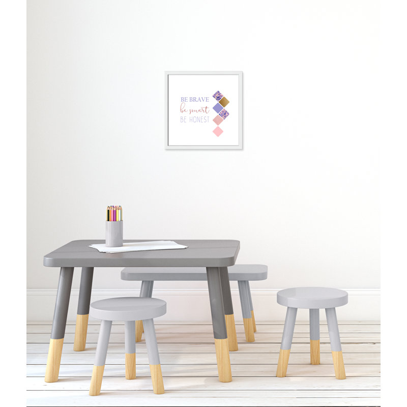 Soyez solide 2, H 17 po x l 17 po x P 1,19 po, Encadré de boîte blanc