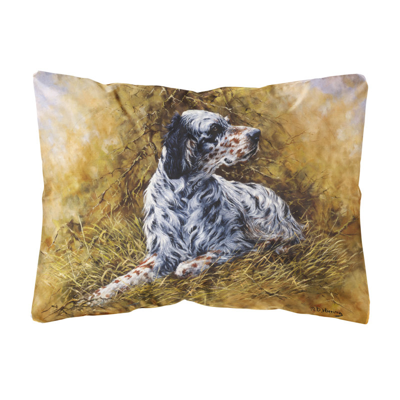  Coussin décoratif intérieur / extérieur English Setter par Michael Herring