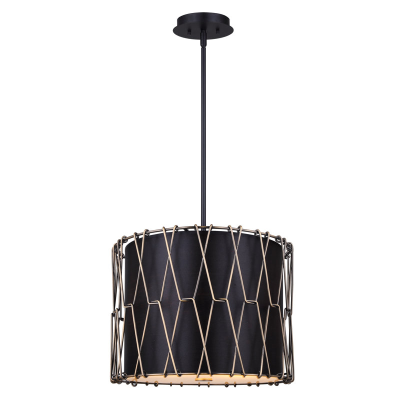 Tosha 2 - Light Dimmable Drum Chandelier