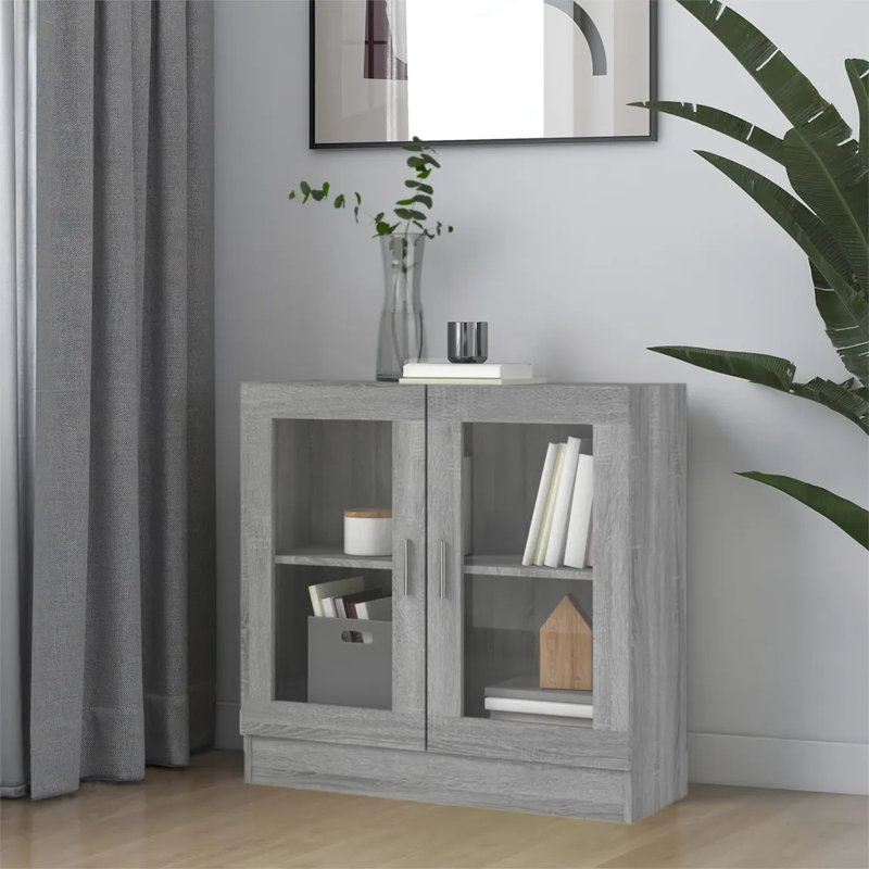 Avriel 2 -Door 1 -Shelf, Grey Sonoma