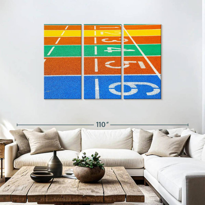 Running Track, 48" H x 74" W