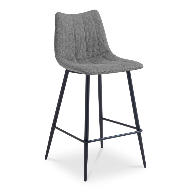 Finnigan Counter & Bar Stool, Bar Stool (30" Seat Height), Brown/Faux Leather
