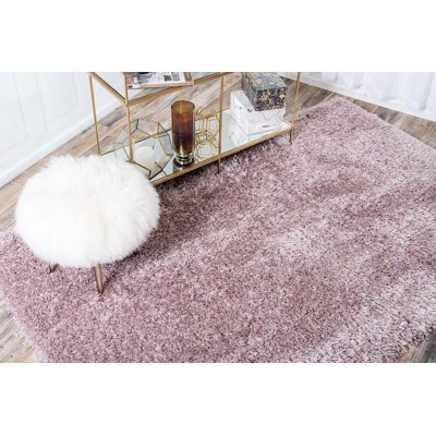 Tapis à longs poils Lilac