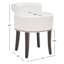 Tabouret de coiffeuse en bois massif-1986983388