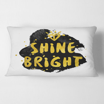 Shine Bright - Coussin imprimé Glam