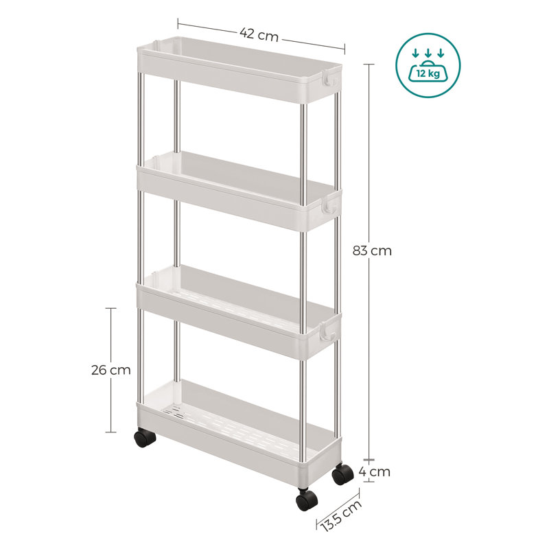 Highbridge Kitchen Cart, White