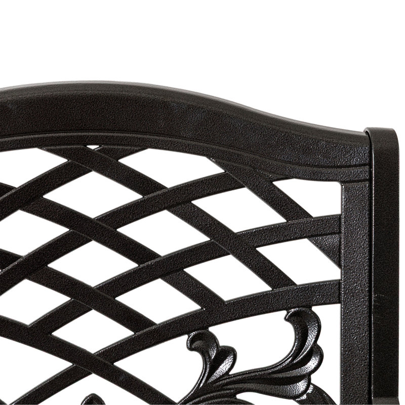 Chaise avec accoudoirs PHOENIX (ensemble de 2), Bronze