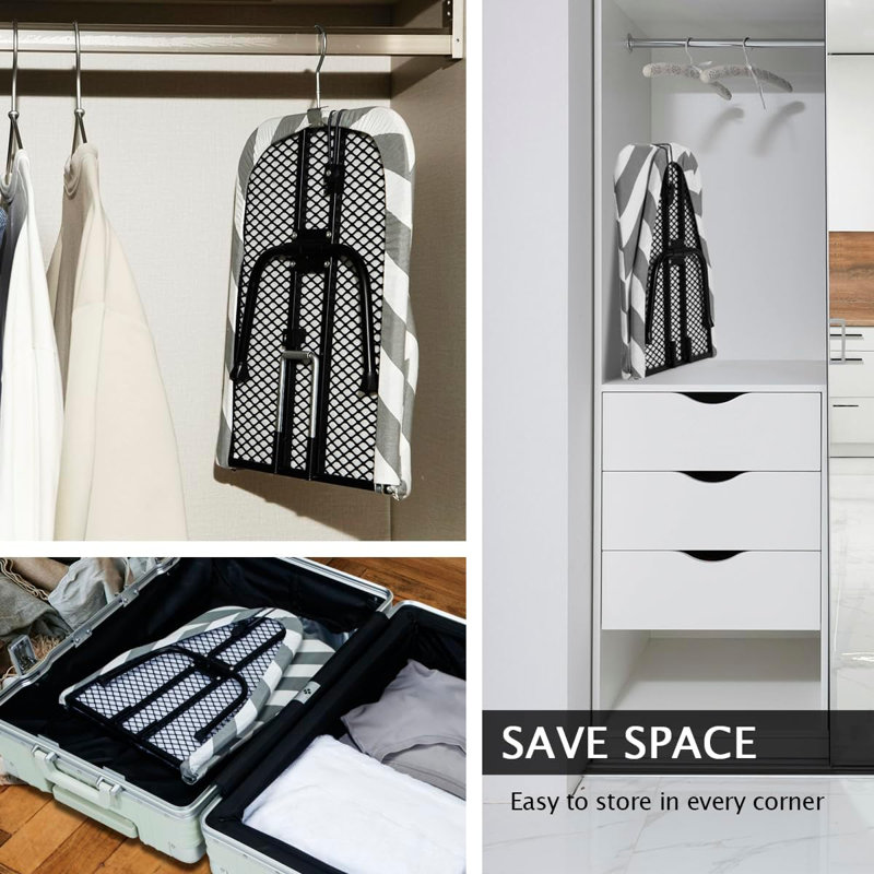 Compact Foldable Ironing Board - Space-Saving Design, Sturdy Metal Frame, Perfect For Small Spaces