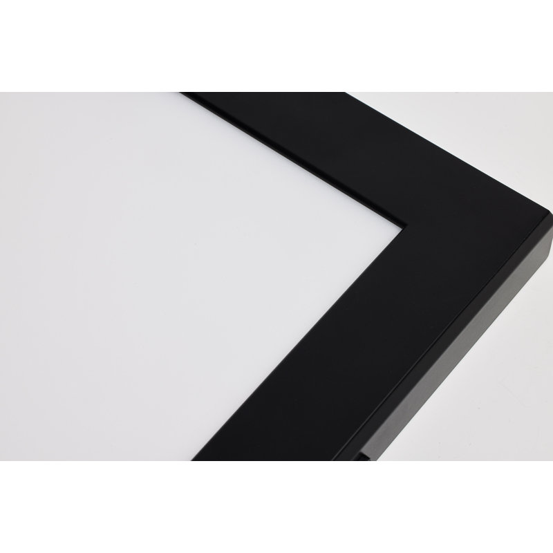 Black and White Aluminum LED Linear Downlight, 24 Inches