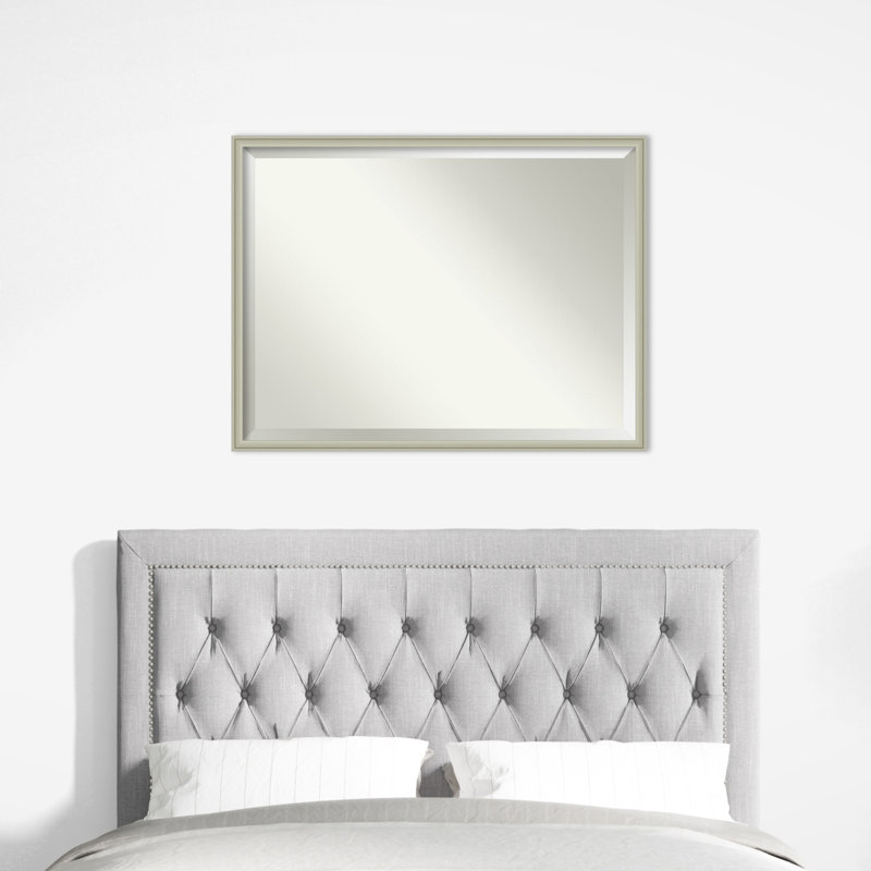 Miroir mural Florence, Rectangle, 31,75 po x 41,75 po, Argent