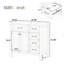 35.98'' Single Bathroom Vanity with Solid Wood+MDF Top-97698488