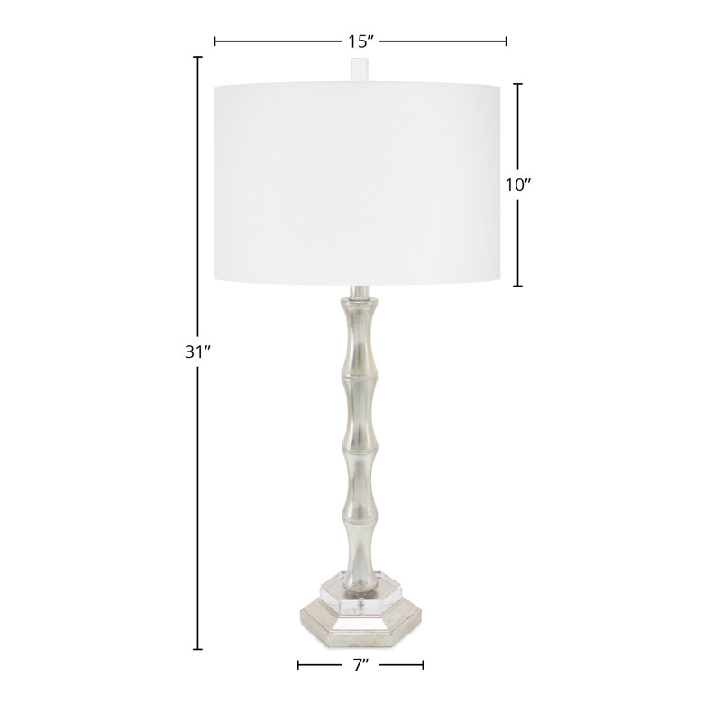 Judyann Table Lamp, Silver