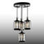 Luminaire suspendu en cristal 4 lumières
