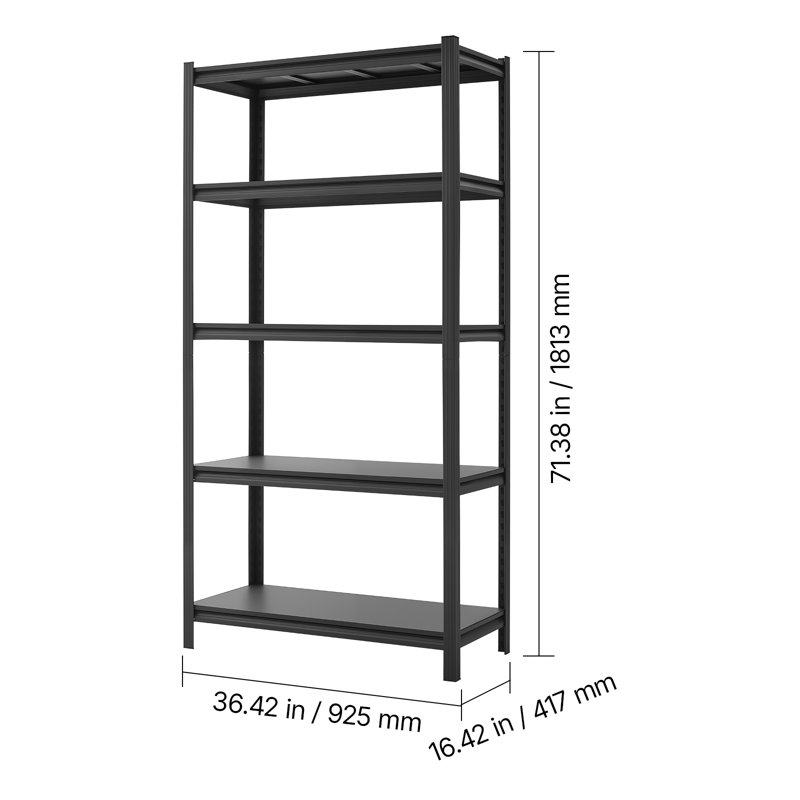 93 cm W Steel Shelving Unit