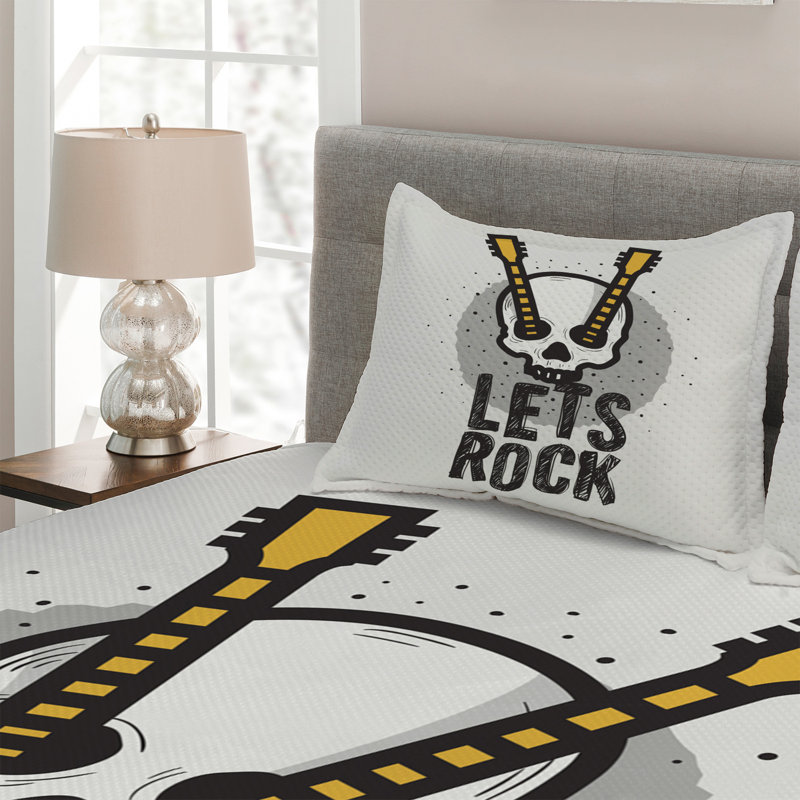 Polyester Coverlet, King Bedspread + 2 Shams