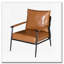 Fauteuil d'appoint en similicuir