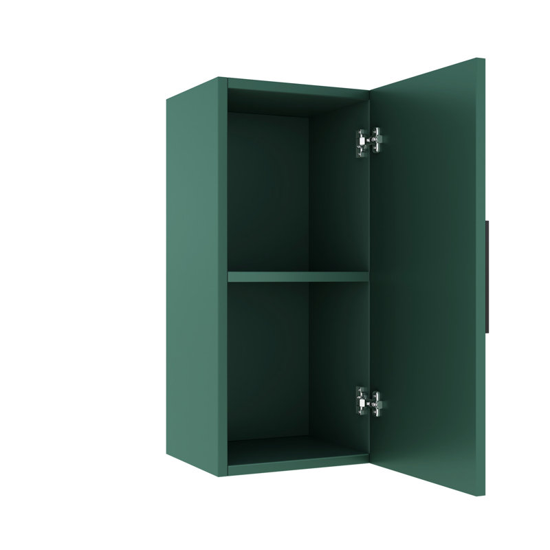 Meuble-lavabo d'appoint moderne scandinave avec tablette, porte et