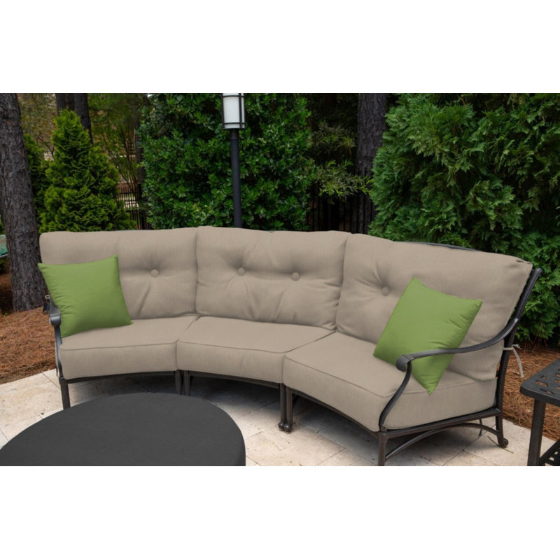 Casual Cushion Solid Sunbrella® Fabric 1-Piece Indoor/Outdoor Square Throw Pillow, 15"W x 15"L, 15"H x 15"W