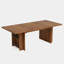 Table de salle à manger en bois avec tablette de rangement