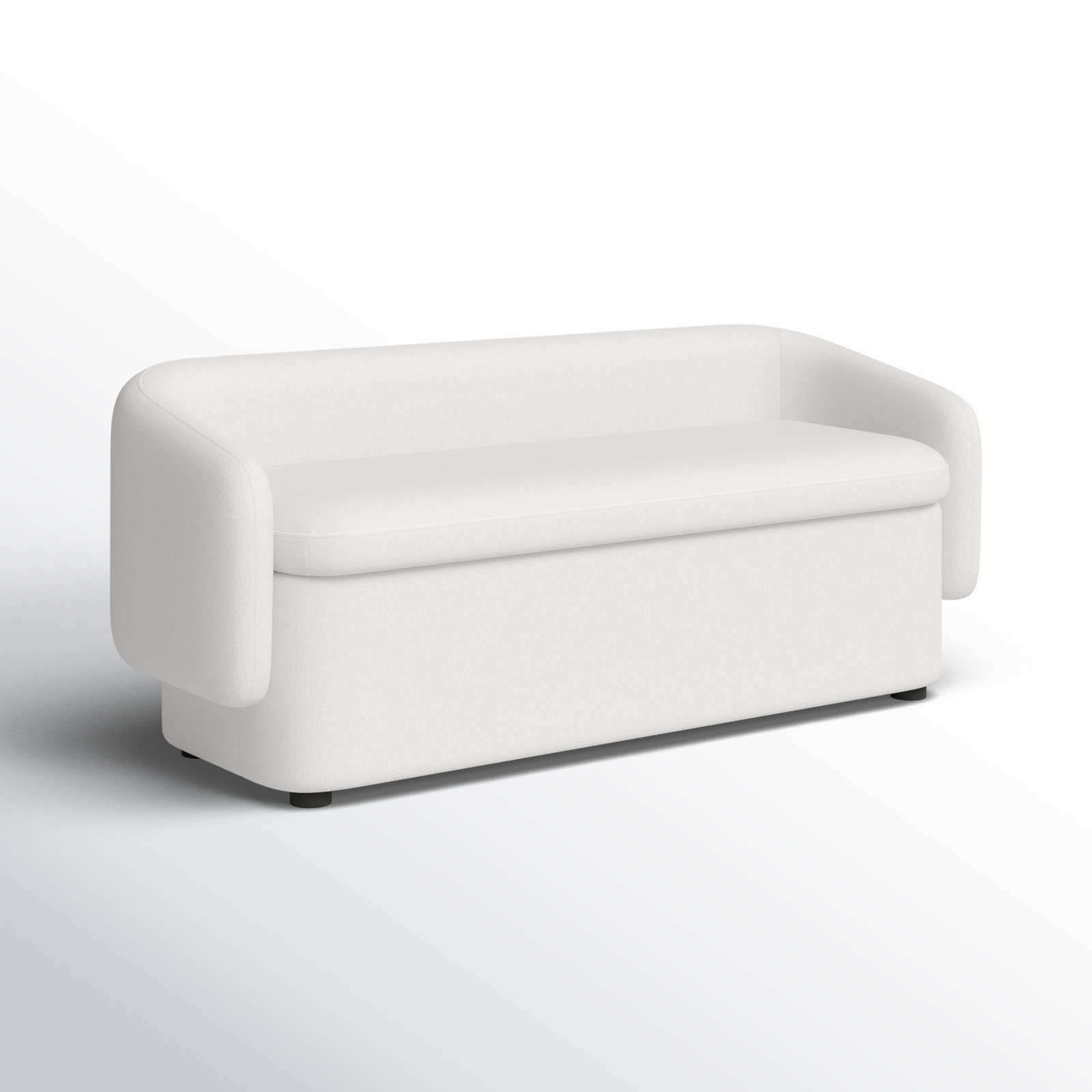 Bredon Storage Bench, Capri Ivory Chenille