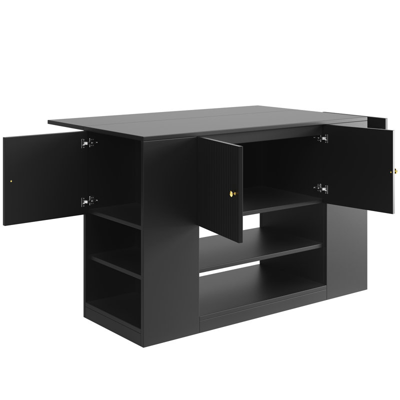 140 cm W Kitchen Island with Top