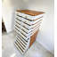 Armoire à bijoux multi-tiroirs en bois massif