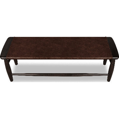 Koko Upholstered Bench In Minx