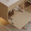 Petit meuble-lavabo flottant simple 31,5 pouces avec lavabo