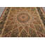 Tapis traditionnel en laine touffeté à la main ivoire et brun 7 pi 9 po x 9 pi 9 po