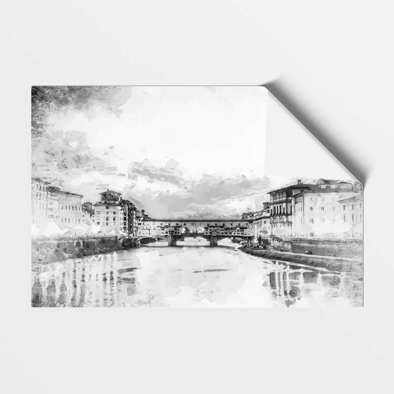 Ponte Vecchio Bridge In Florence Italy - No Frame Print, 59.4 cm H x 84.1 cm W
