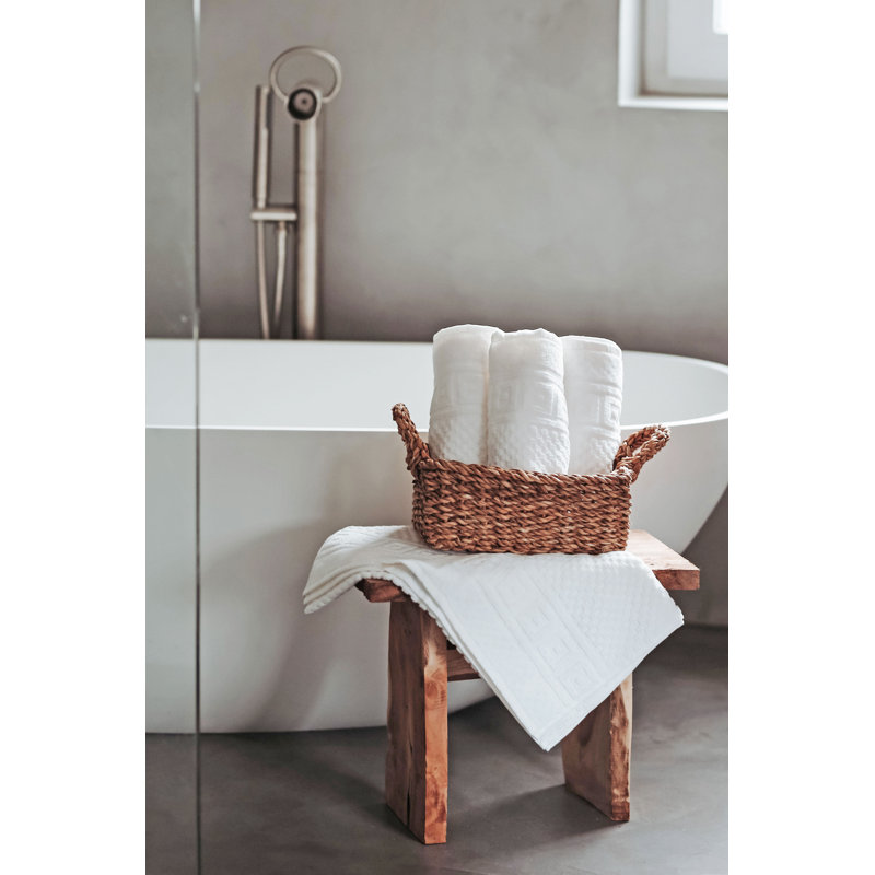 Midweight Hand Towel, White