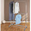 116cm Rolling Clothing Rack