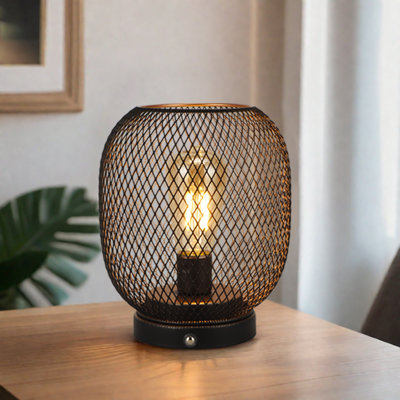 17 Stories Dimmable Touch Bedside Table Lamp