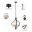 Luminaire suspendu de style lustre classique / traditionnel l 14,5 po Alexa-93594740